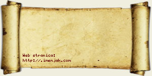 Dejana Mališananin vizit kartica